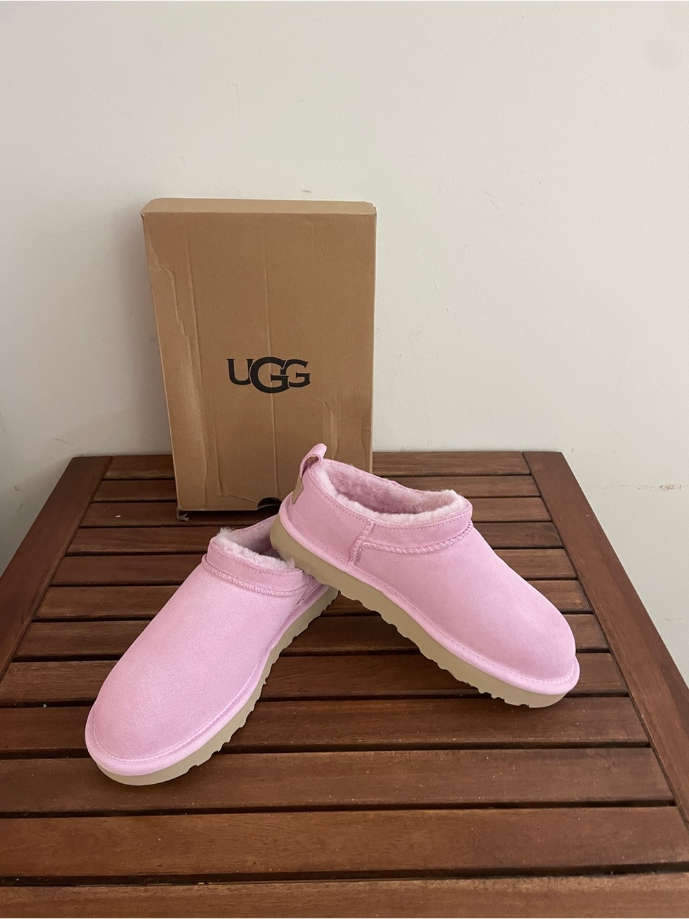 UGG Classic Micro Boots Pink Diamond US Women 6/UK4/EU37(Box Crushed)